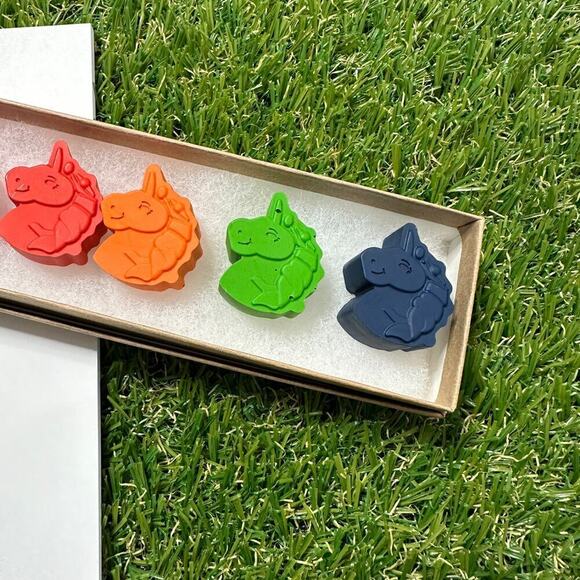 2/$24 Unicorn Popsicle Crayons (6), Kids Girls Unicorn Magical Whimsical Gift - Picture 5 of 9